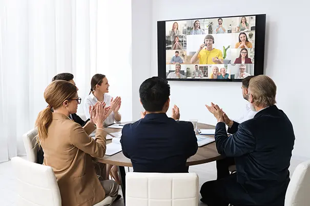 conference room AV setup