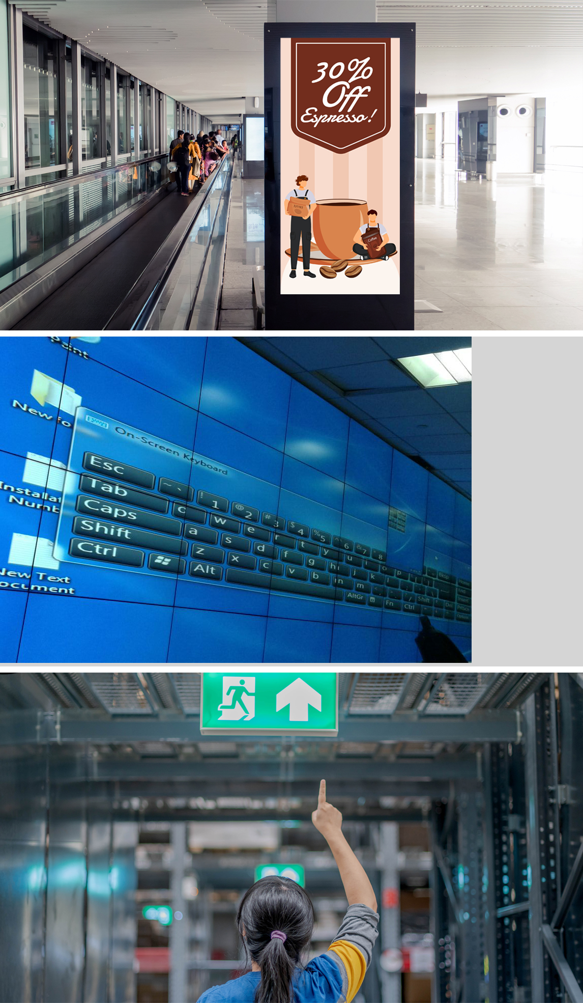 digital kiosks